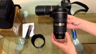 Nikon AFS 2470mm f28G ED unboxing [upl. by Cannice]