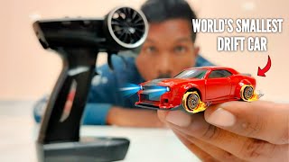 World smallest RC Turbo Racing Car Unboxing amp Testing  Chatpat toy tv [upl. by Ellicul]