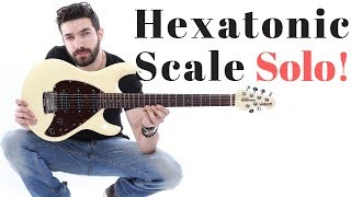 Guitar solo using the HEXATONIC scale [upl. by Pendleton]