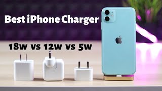 Best iPhone fast charger 18w vs 12w vs 5w [upl. by Lida]