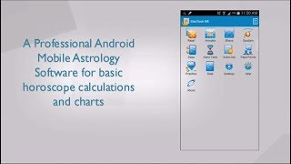 Horoscope Mobile Astrology Software  AstroVisions StarClock ME [upl. by Sueaddaht882]