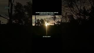 🥺 ഒറ്റയ്ക്ക് പോയി 🖤malayalam Sayahna Theerangalil KS Harisankar sunset short [upl. by Suirradal]