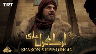 Ertugrul Ghazi Urdu  Episode 42  Season 5 [upl. by Ppilihp855]