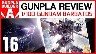 รีวิวกันพลา NG 1100 Gundam Barbatos กันดั้มบาร์บาทอส  GUNPLA REVIEW [upl. by Emelita398]