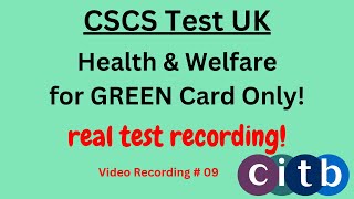 CSCS Test UK  50 New QampA  CSCS Card UK 2023  CITB health and safety Test 2023  CSCS Mock Test [upl. by Earehs398]