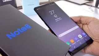 Samsung Galaxy Note 8 Unboxing amp Overview Indian Unit [upl. by Tnilf]