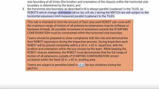 FTC Manual Audiobook 12 Robot Construction Rules [upl. by Florenza]