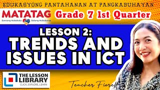 TRENDS AND ISSUES IN ICT TLE GRADE 7 MATATAG CURRICULUM thelessonlibrary [upl. by Lantha]