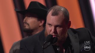 Luke Combs Accepts the Award for Album of the Year at CMA Awards 2022  The CMA Awards [upl. by Madancy]