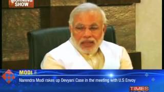 Narendra Modi meets US envoy rakes up Devyani Khobragade case [upl. by Mchugh71]