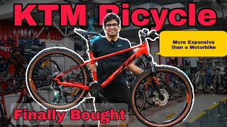 Finally Bought KTM BICYCLE  More expensive Than Motorbike [upl. by Rebeh]