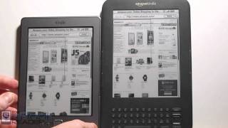 Kindle 4 vs Kindle 3 Keyboard Comparison Review [upl. by Annahvas]