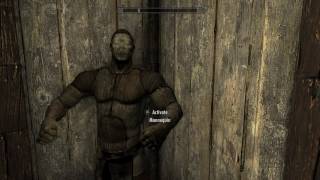 Skyrim Creepy Mannequin Glitch [upl. by Rodney114]