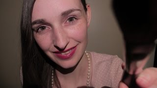 Doing YOUR makeup for a late night out Roleplay ASMR sounds tingly voice [upl. by Esoj]