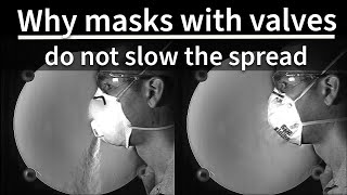 Why masks with valves do not slow the spread 1 of 2 [upl. by Guildroy733]