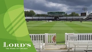 Cricket POV  the walk from the Dressing Room to the middle at Lords [upl. by Nehgaem]