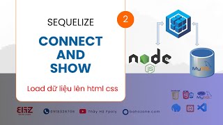 Nodejs Sequelize MySQL  Kết nối databse và load dữ liệu [upl. by Torrie]