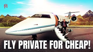 HOW TO FLY ON A PRIVATE JET FOR CHEAP [upl. by Bartram185]