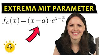 FUNKTIONSSCHAREN Extrempunkte e Funktion – Extremstellen mit Parameter berechnen [upl. by Simsar]