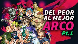 Del PEOR al MEJOR arco  Stone Ocean Pt1 [upl. by Acirrehs]