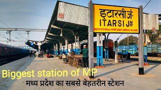 Itarsi Junction railway station biggest railway station of mp इटारसी का रेलवे स्टेशन [upl. by Olney]