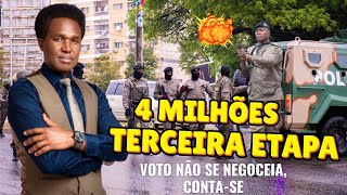 Venâncio Mondlane prepara 4 milhões de pessoas para a terceira etapa da luta salve Moçambique [upl. by Mccreery762]