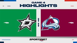 NHL Game 4 Highlights  Stars vs Avalanche  May 13 2024 [upl. by Ahsaenat]