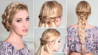 Tuto coiffure de soirée ✿ Chignon pour tous les jours cheveux mi longs facile à faire soi même [upl. by Neona596]