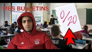 JAI REÇU MON BULLETIN SCOLAIRE  0 DE MOYENNE 😱 [upl. by Eatnahc]