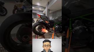 Pure Sound🔥 Engine Test Kawasaki Ninja H2R on Dyno Jet🚀 shorts short [upl. by Ardnad]