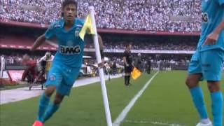 Paulistão 2012  Semi Final  São Paulo 1 x 3 Santos  Neymar fez três [upl. by Greenwood]