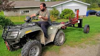 Homestead Hydraulics Honda GX160 Log Splitter How to overhaul a Wood splitter [upl. by Nettle705]