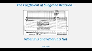 The Coefficient of Subgrade ReactionWhat It Is and What It Is Not [upl. by Avery]