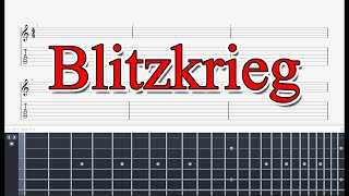 【TABS】Yngwie J Malmsteen  Blitzkrieg [upl. by Leyla109]