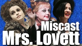 Miscast Mrs Lovett – Lansbury vs Bonham Carter vs LuPone [upl. by Eseer432]