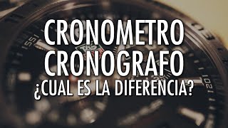 Cronómetro vs Cronógrafo ¿Cuál Es La Diferencia  Relojería en Español  Aprende Algo Nuevo [upl. by Nerval]