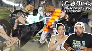 BLACK BULLS SAVE FINRAL Black Clover Episode 79 And 80 REACTION [upl. by Imak]