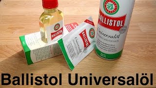 Ballistol Universalöl  Lebensmittelecht  Harzfrei deutsch [upl. by Syst422]