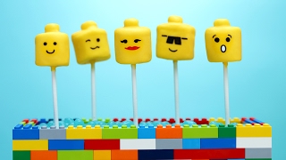 LEGO MARSHMALLOW POPS ft iJustine  NERDY NUMMIES [upl. by Akirdnas]