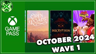 Game Pass October 2024 Wave 1 Games Announced [upl. by Brogle]