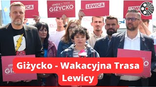 Giżycko  Wakacyjna Trasa Lewicy [upl. by Brodie]