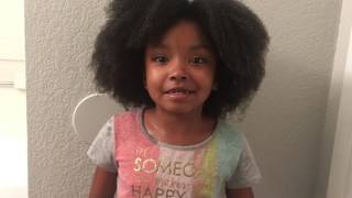 Natural Kids Hair  Aphogee 2 Step Protein Treatment  Curly Kid Review [upl. by Doreg]