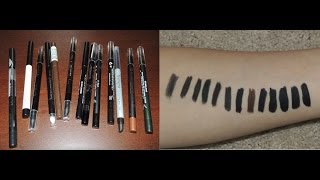 Best amp Worst Drugstore Pencil Eyeliners [upl. by Rimidalg582]