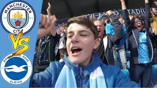 MAN CITY 4 BRIGHTON 0  MATCHDAY 4  VLOG 85 [upl. by Adaj480]