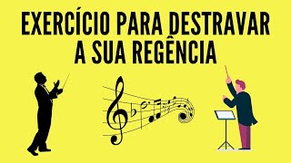 EXERCÍCIO PARA DESTRAVAR SUA REGÊNCIA  PARA QUEM TEM DIFICULDADE PARA REGER HINOS LENTOS OU RÁPIDOS [upl. by Hershell938]