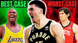 Zach Edey Player Comparisons  NBA Draft 2024 Best Case And Worse Case Scenarios [upl. by Eliott]