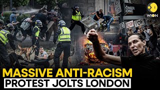 UK Riots  Thousands gather in London for Antiracism Protest I WION Originals [upl. by Thistle239]