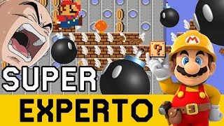 BOMBARDEO ATÓMICO 💣💣💣   SUPER EXPERTO NO SKIP  Super Mario Maker  ZetaSSJ [upl. by Brawner962]