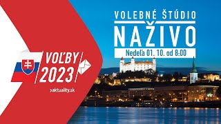 🔴 Voľby 2023 LIVE  Nedeľa Povolebné štúdio  Aktuality [upl. by Esyla]