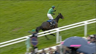 What a prospect IMPAIRE ET PASSE leads home a Willie Mullins 123 in 2023 Ballymore Novice Hurdle [upl. by Anilatsyrc888]